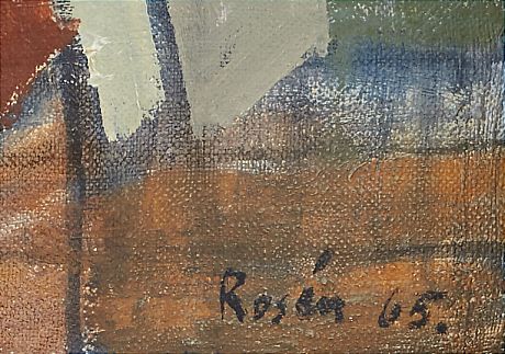 Sven-Olof Rosén oljemålning