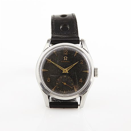 Omega armbandsur i stål