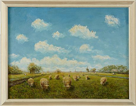 Hendrik Maurits Hozee oljemålning