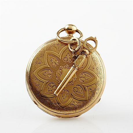 Herrfickur i 18 k guld 