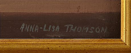 Anna-Lisa Thomson oljemålning