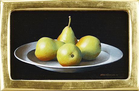 Oljemålning Lars Tärning Päron