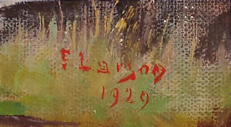 Oidentifierad konstnär oljemålningar 