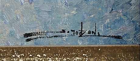 Stig Jonzon oljemålning