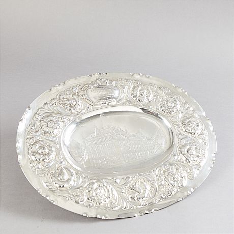 Presenterfat silver