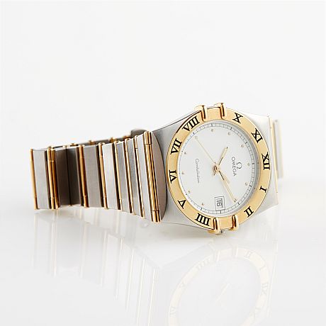 Omega herarmbandsur stål