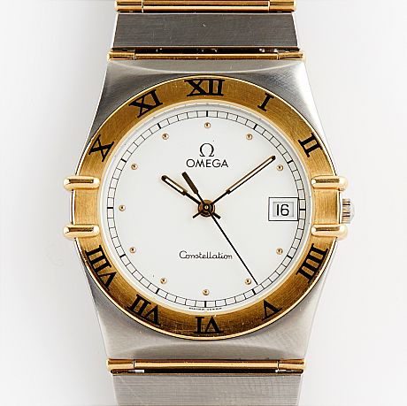Omega herarmbandsur stål