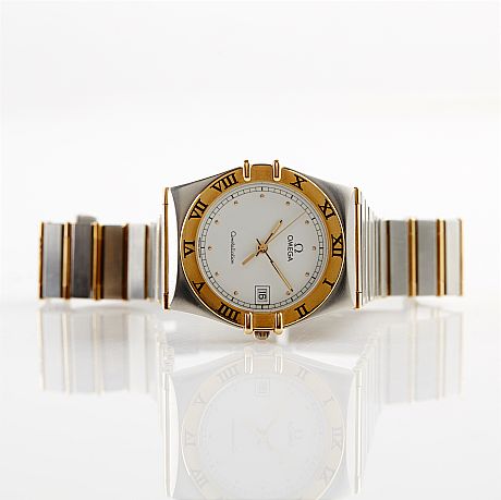 Omega herarmbandsur stål