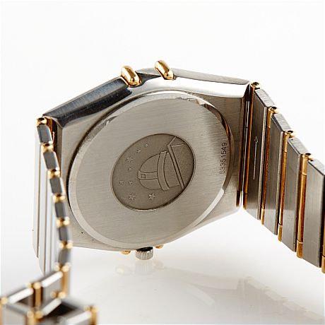 Omega herarmbandsur stål