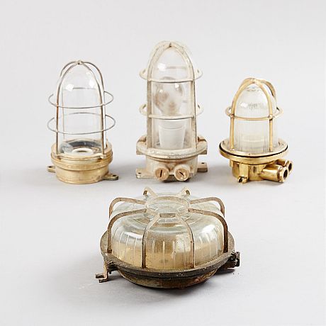Fartygslampor 4 st
