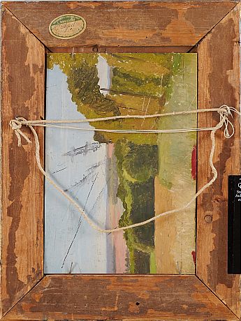 Figurscen oljemålning