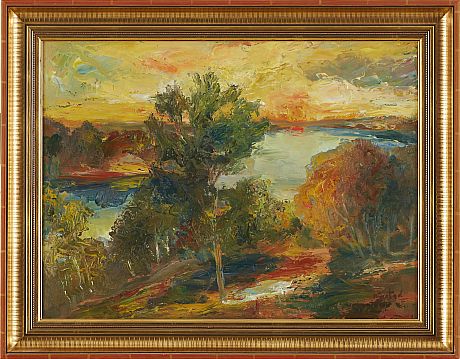 Axel Nipstad oljemålning