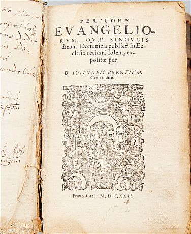 Brenz Pericopae Epistolarum 1572
