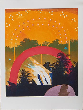 C. O. Hultén två färgetsningar