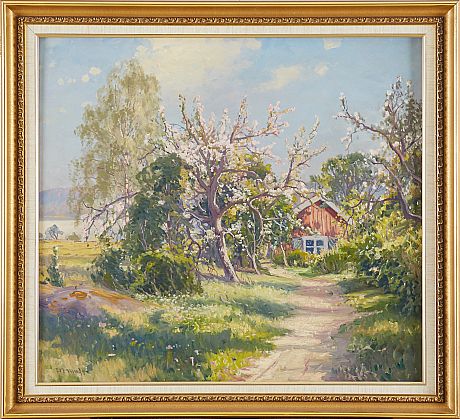 Carl Brandt oljemålning