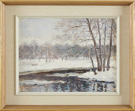 Per Sundberg oljemålning