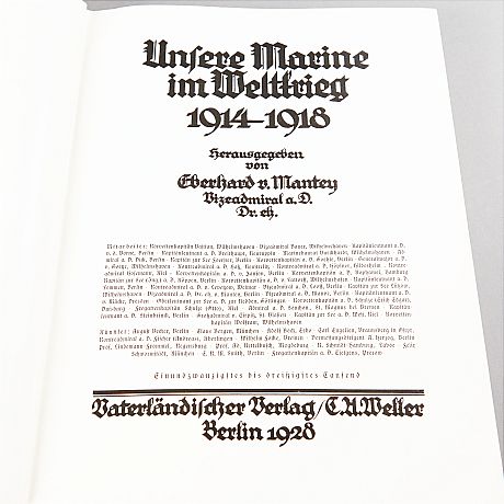 Unsere Marine im Weltkrieg 1928