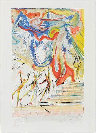 Salvador Dali litografi