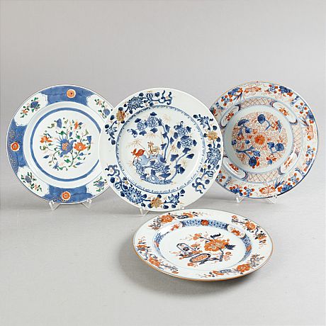 Tallrikar Kina 1700-tal