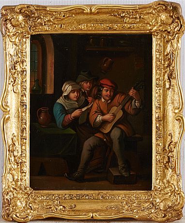 Oljemålning på kopparplåt