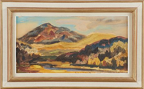 Erik Osslund oljemålning