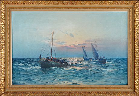 Johan Ossian Andersson oljemålning