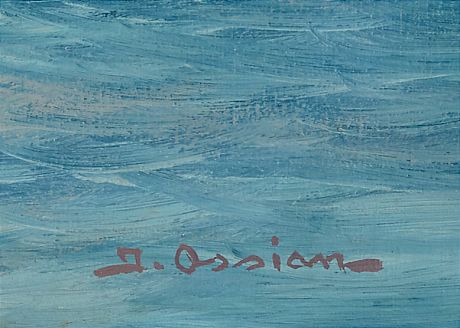 Johan Ossian Andersson oljemålning