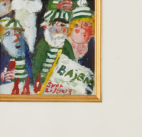 Sven Lidberg oljemålning