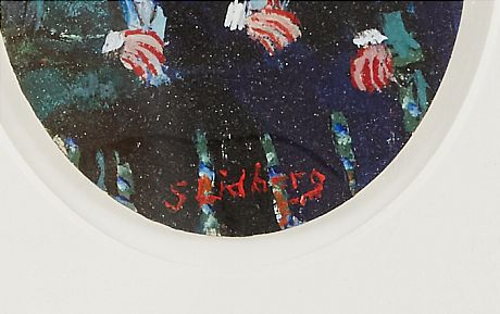 Sven Lidberg oljemåljning