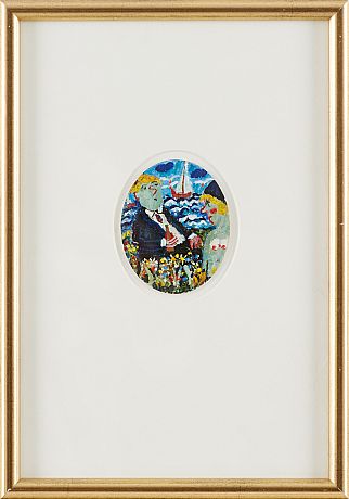 Sven Lidberg oljemålning