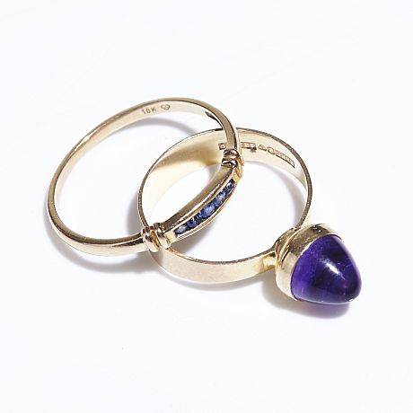 Ringar 18 k guld