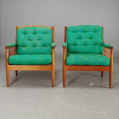 Fåtöljer teak 1960-tal