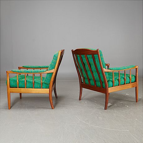 Fåtöljer teak 1960-tal