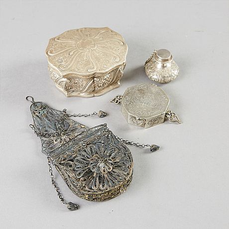 Askar berlockdosa skålfat silver