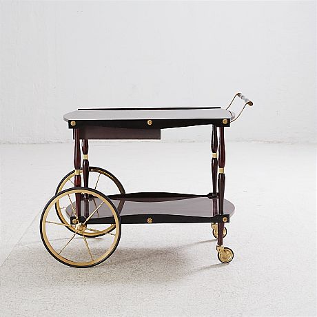 Serveringsvagn mahogny