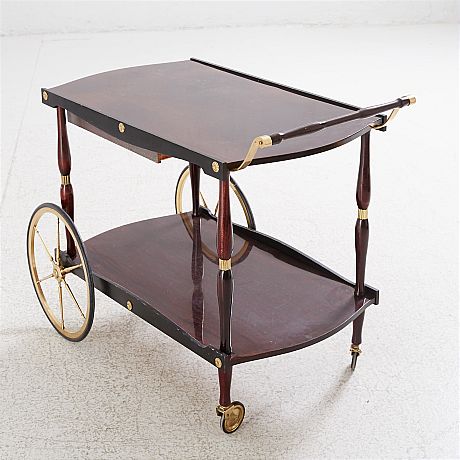 Serveringsvagn mahogny