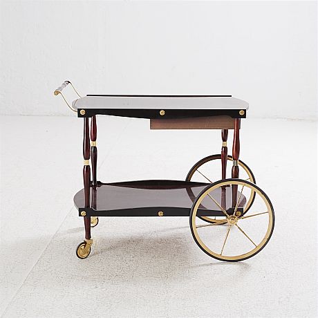 Serveringsvagn mahogny