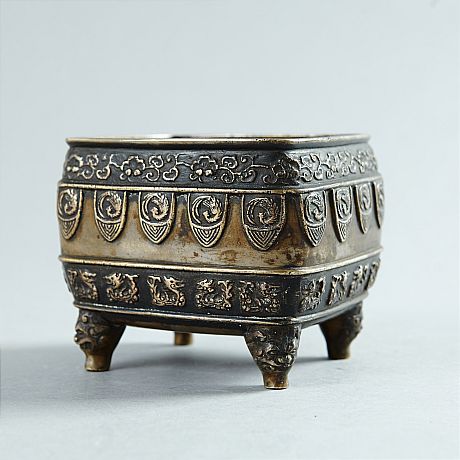 Rökelsekar brons Kina