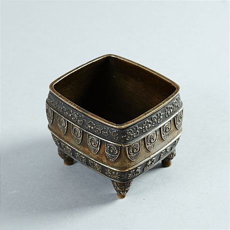 Rökelsekar brons Kina