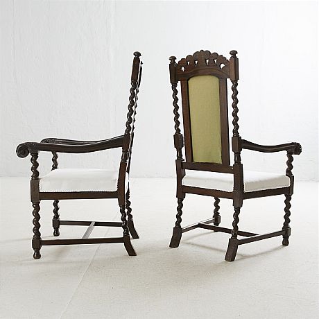 Karmstolar i barockstil
