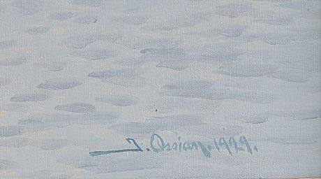 Johan Ossian Andersson oljemålning