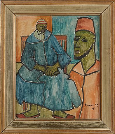 Oidentifierad konstnär sign HT Tanger