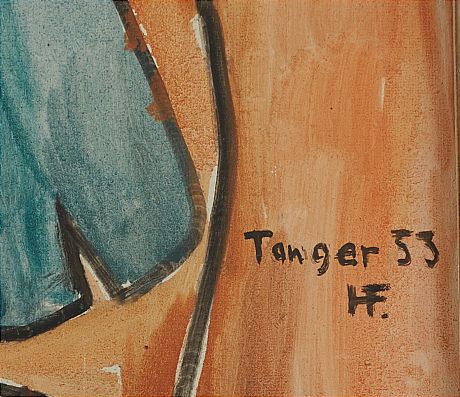 Oidentifierad konstnär sign HT Tanger