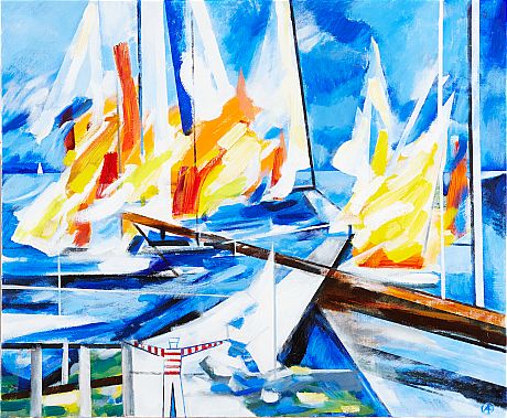 Anita Fröding oljemålning