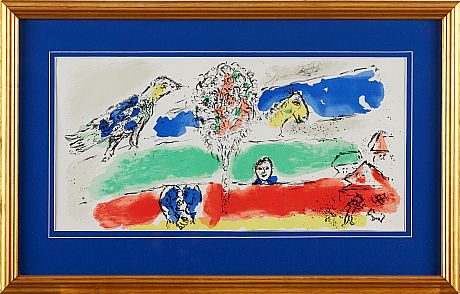 Marc Chagall färglitografi