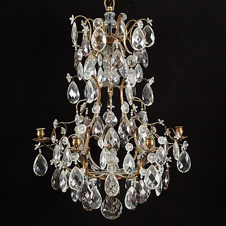 Ljuskrona med prismor