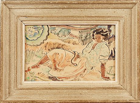 Jean-Désiré Bascoules akvarell