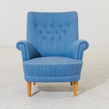 Design Carl Malmsten fåtölj modell Samsas 
