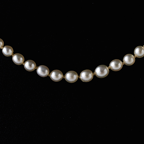 Collier orientpärlor 