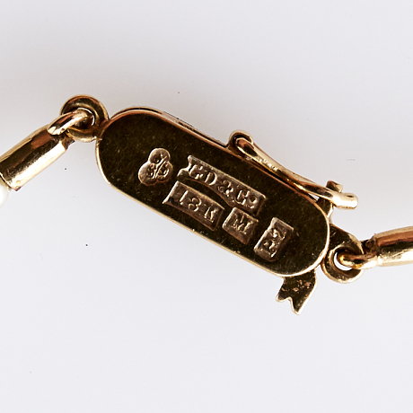 Collier orientpärlor 